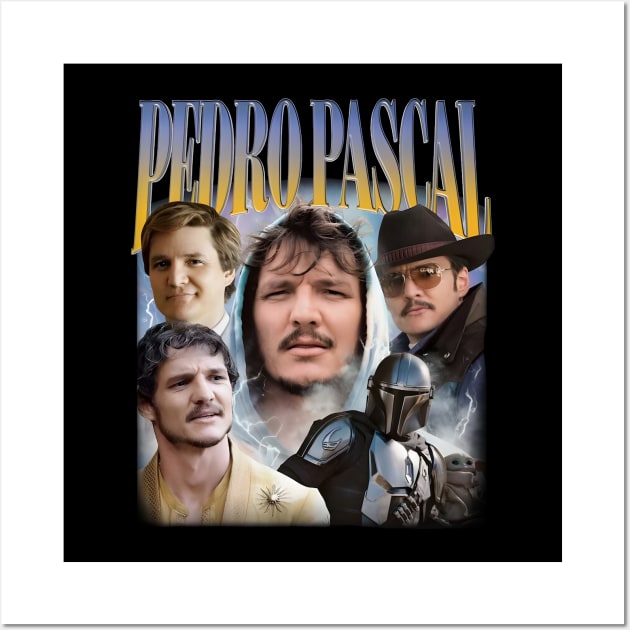 Pedro Pascal Homage Wall Art by GraphicTeeShop